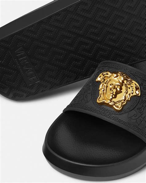 versace slides black replica|versace slides women sale.